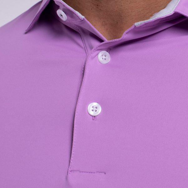 Men's Soren Solid Polo S/S - Image 3