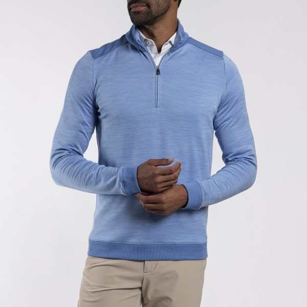 Men's Liam Techwool Ribbed Hem Half-Zip