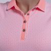 Women's Ella Structure Polo S/L - Image 3