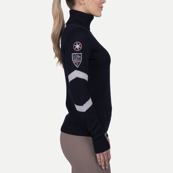 Women's Retro Patch Sweater - Image 2