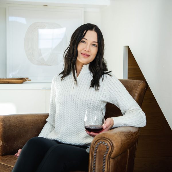 Women's Cashmere Luxe Half-Zip - Image 3