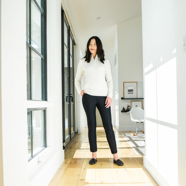 Women's Cashmere Luxe Half-Zip - Image 5